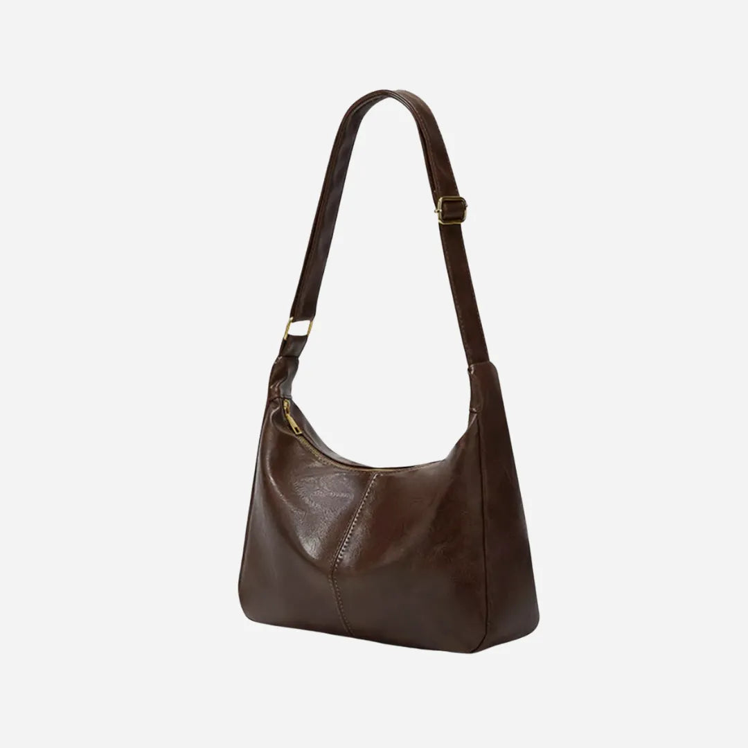 "Mocha" Vintage Shoulder Bag
